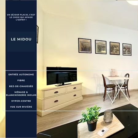 Le Midou - Central - Calme - Vue Sur Riviere - Fibre Mont-de-Marsan Exterior foto