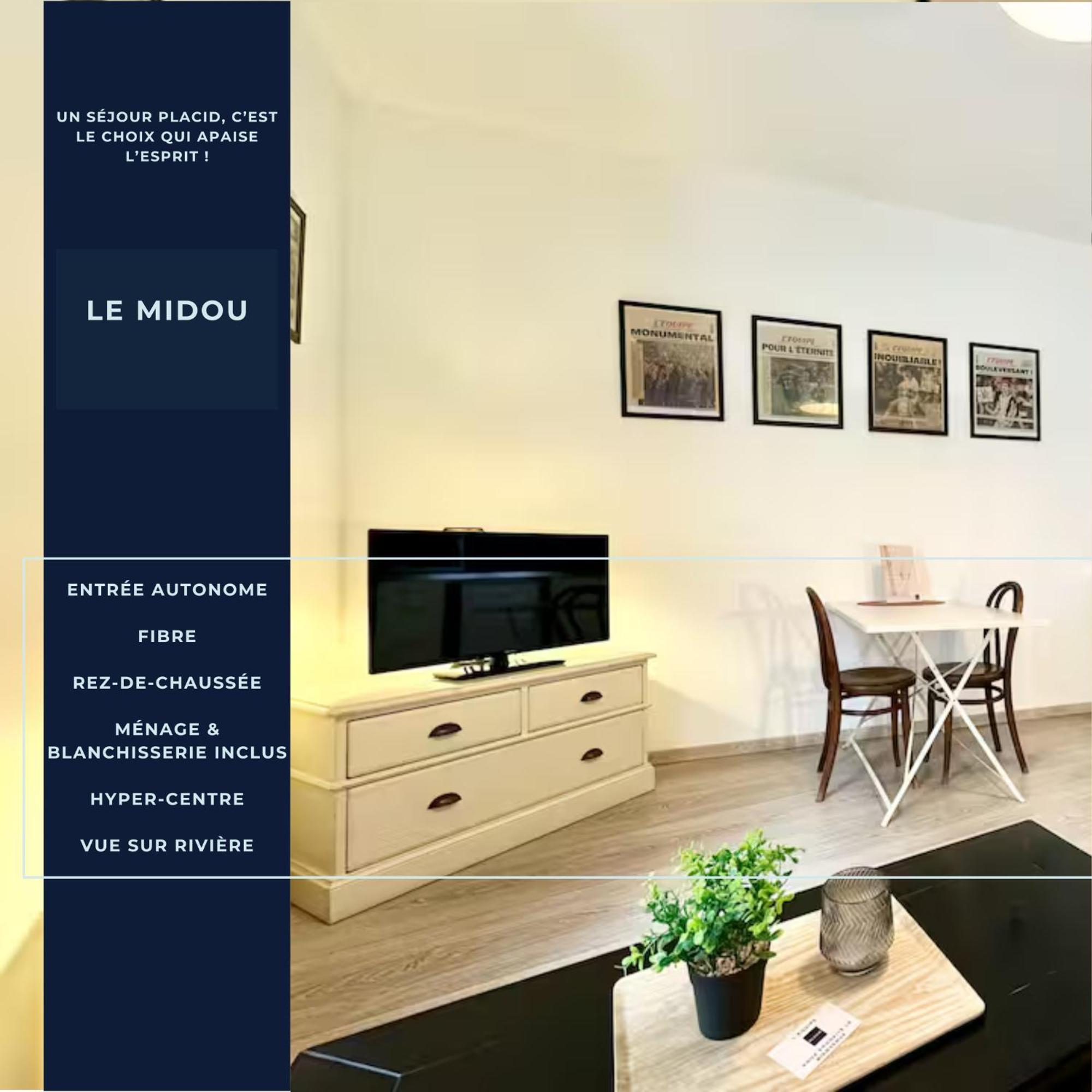 Le Midou - Central - Calme - Vue Sur Riviere - Fibre Mont-de-Marsan Exterior foto